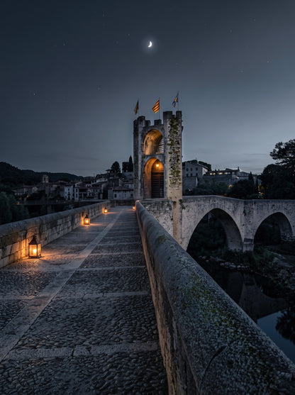 Under a Crescent Moon: A Besalú Nocturne
