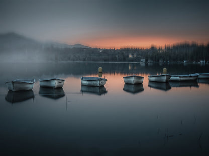 Veiled Dawn: Lake Banyoles