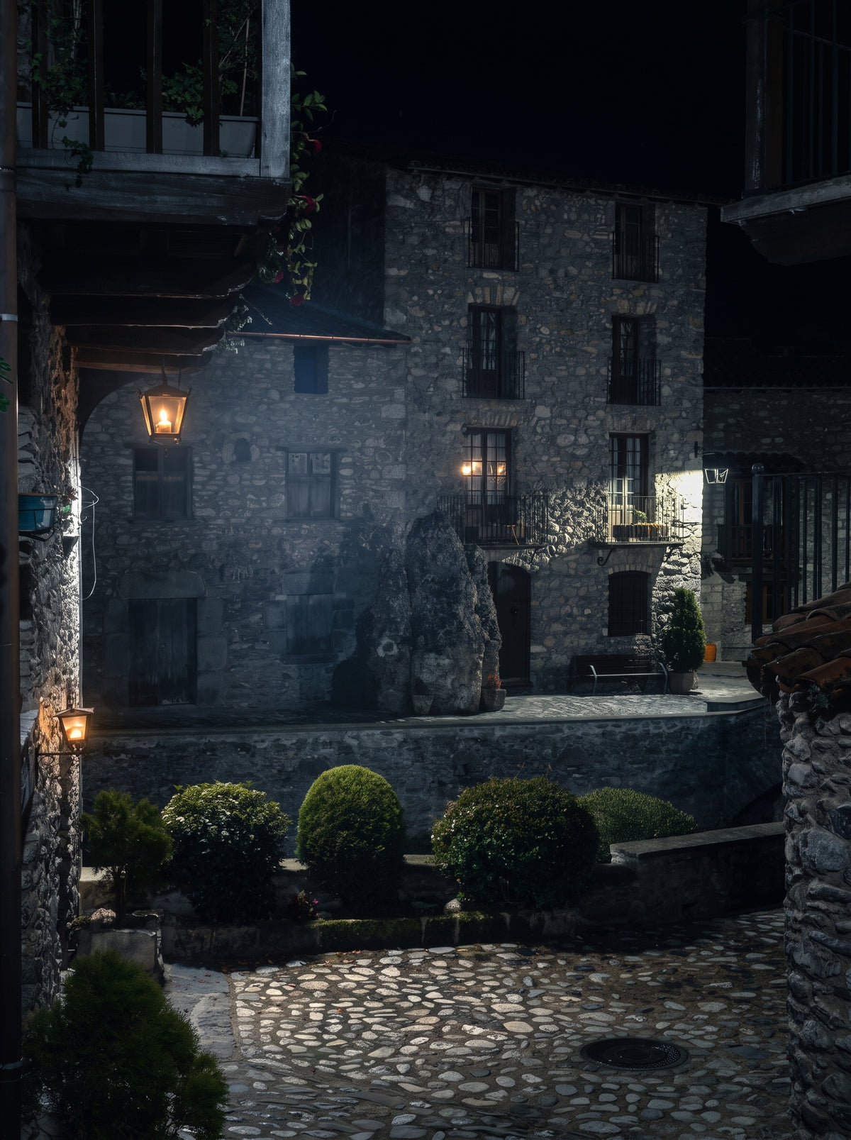 Sentinels in the Courtyard