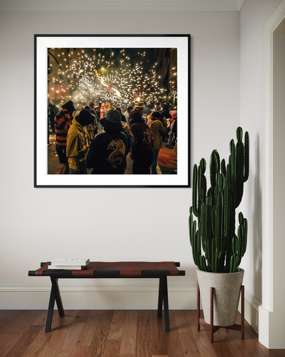 Golden Downpour: Correfocs, Barcelona