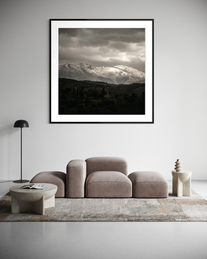 The Sleeping Woman: Sierra de Guadarrama