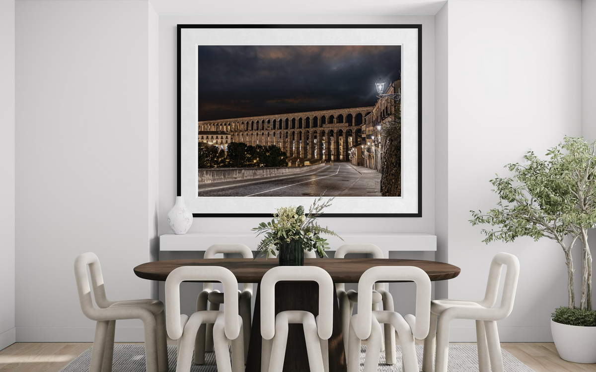 Storm Over Stone: Segovia Aqueduct