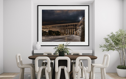 Storm Over Stone: Segovia Aqueduct