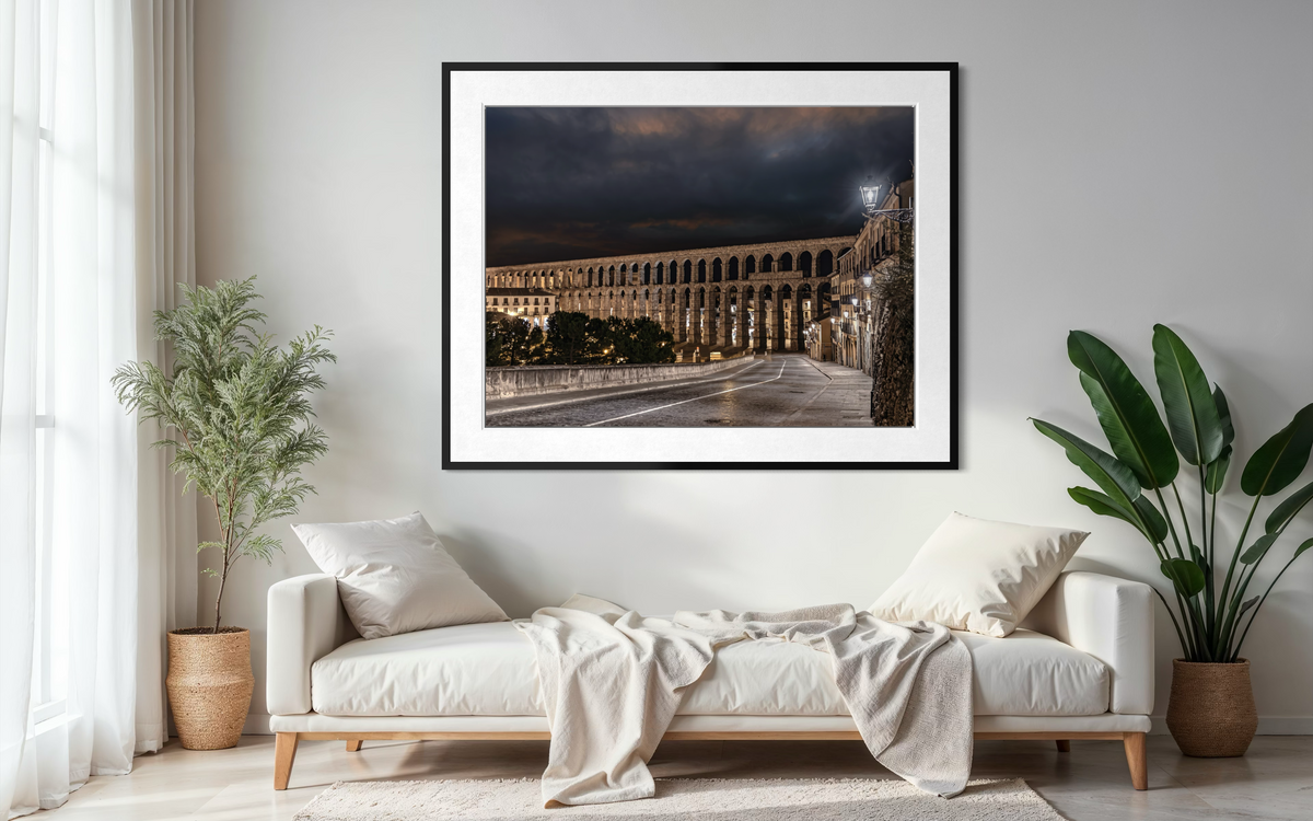 Storm Over Stone: Segovia Aqueduct