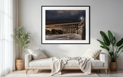 Storm Over Stone: Segovia Aqueduct