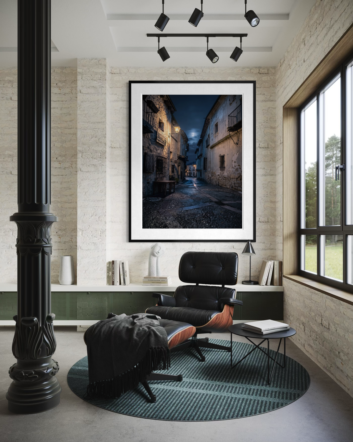 Moonrise Over the Sleeping Street