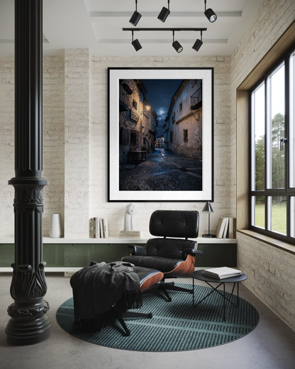 Moonrise Over the Sleeping Street