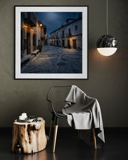 The Bench by Lamplight