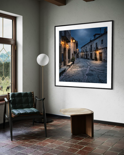 The Bench by Lamplight