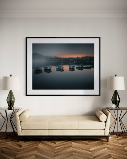 Veiled Dawn: Lake Banyoles