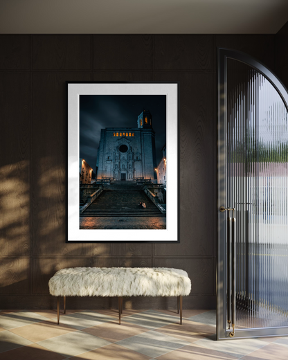 Nocturne in Blue: The Cathedral of Girona