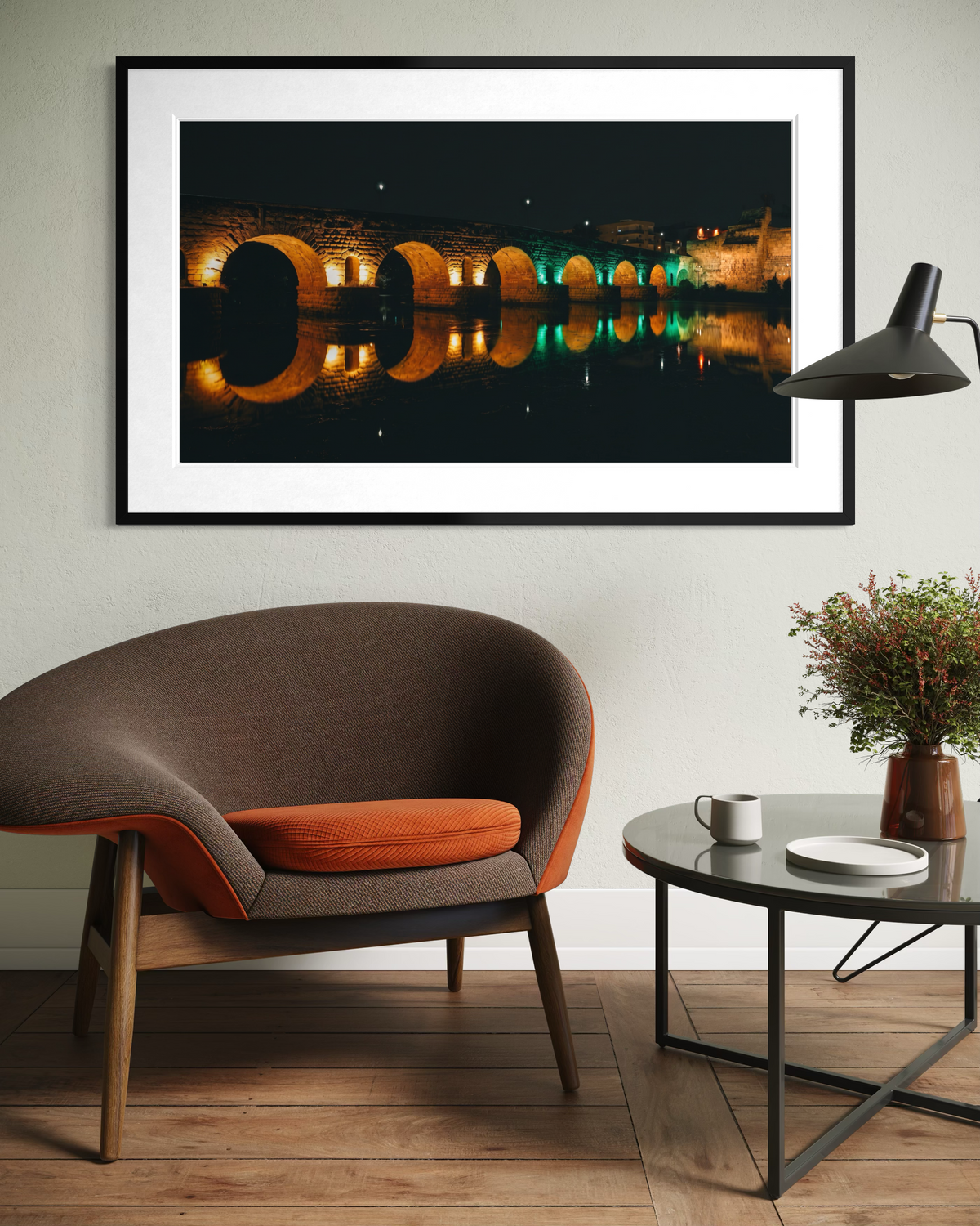 Chromatic Passage: The Roman Bridge, Mérida