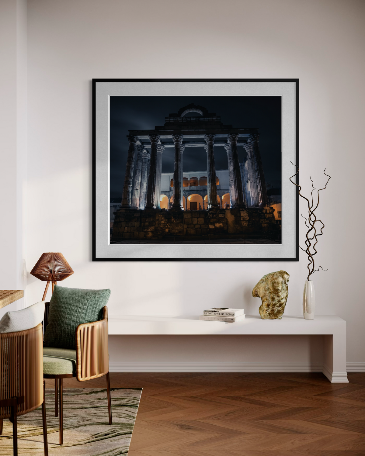 The Temple of Diana at Blue Hour