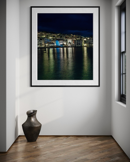Emerald Reflections: Cadaqués, interior setting view