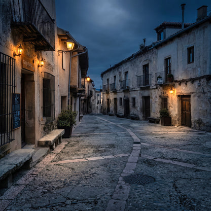 The Bench by Lamplight