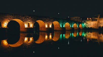 Chromatic Passage: The Roman Bridge, Mérida