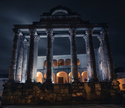 The Temple of Diana at Blue Hour