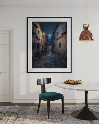 Moonrise Over the Sleeping Street