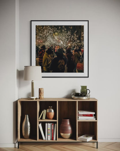 Golden Downpour: Correfocs, Barcelona