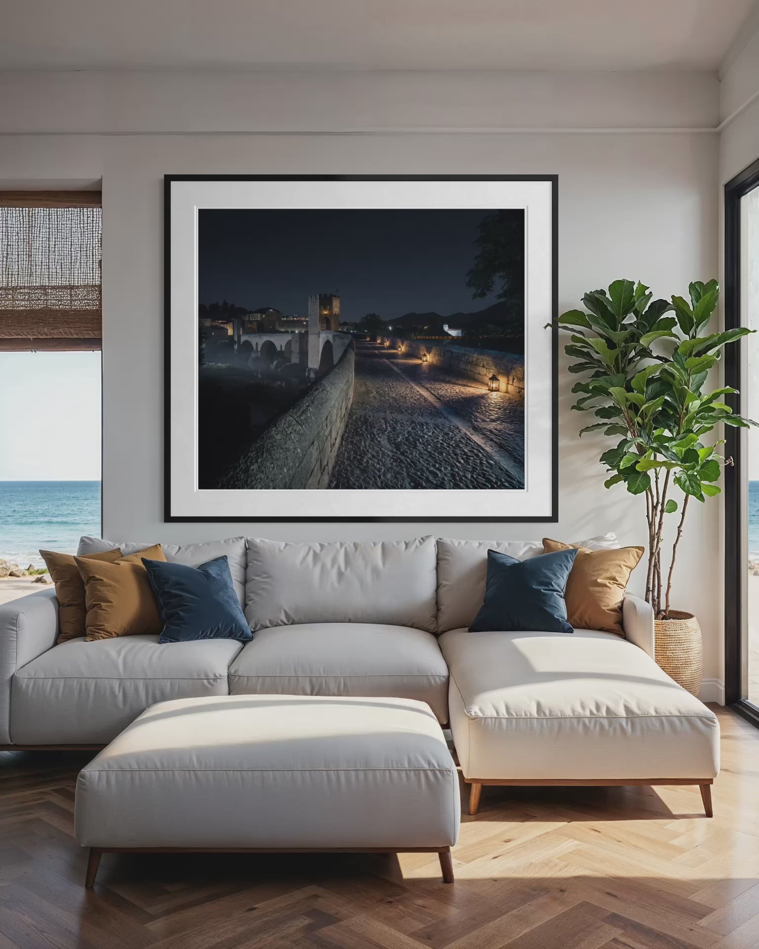 Lanterns on the Medieval Bridge, Besalú — video of the limited edition fine art print